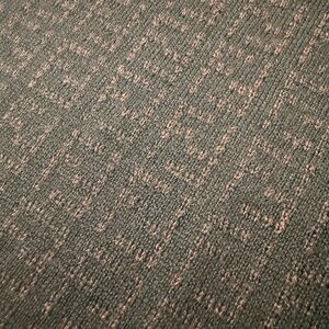 Fendi Brown Zucca Wool Scarf with Tan Logo Detail